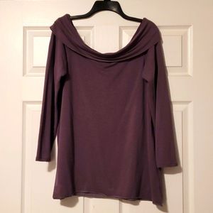 Off shoulder Long Sleeve Shirt